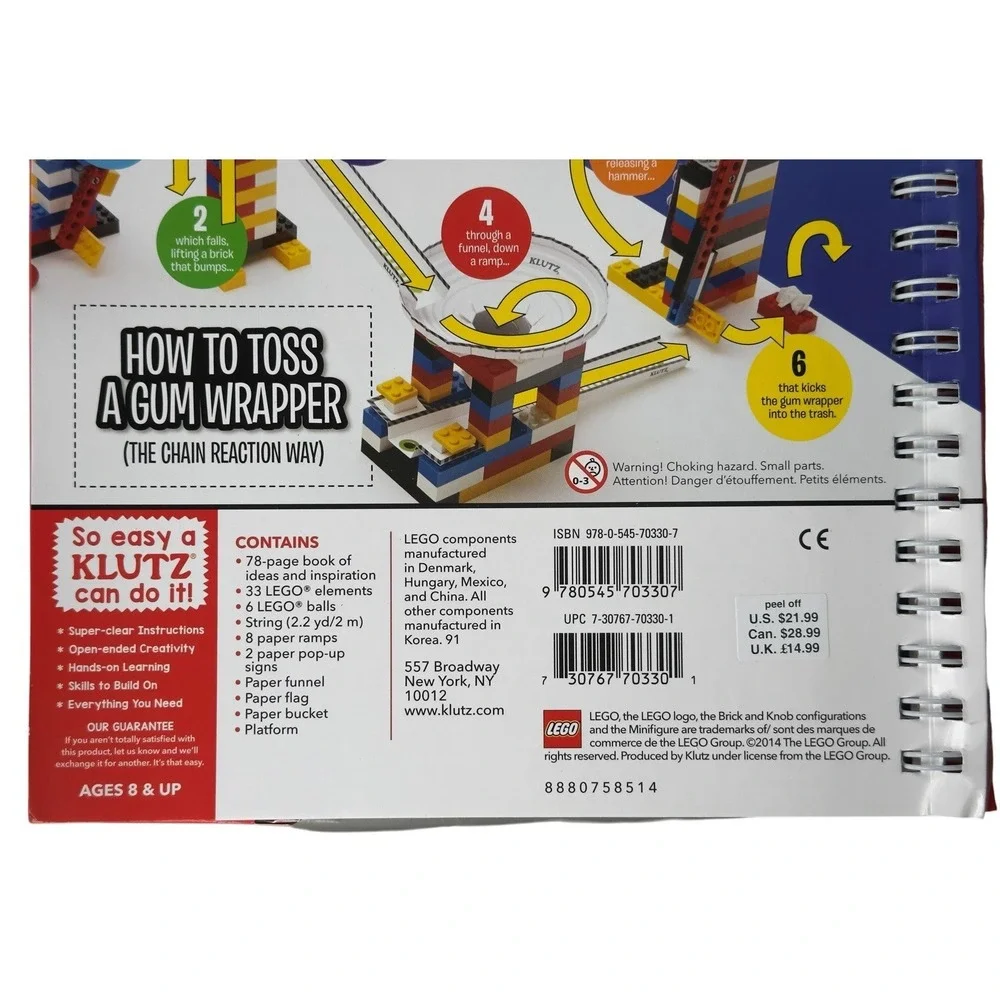 Klutz LEGO Chain Reactions Craft Kit - Toy